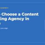 Founder reviewing a checklist to choose a content marketing agency in Nigeria