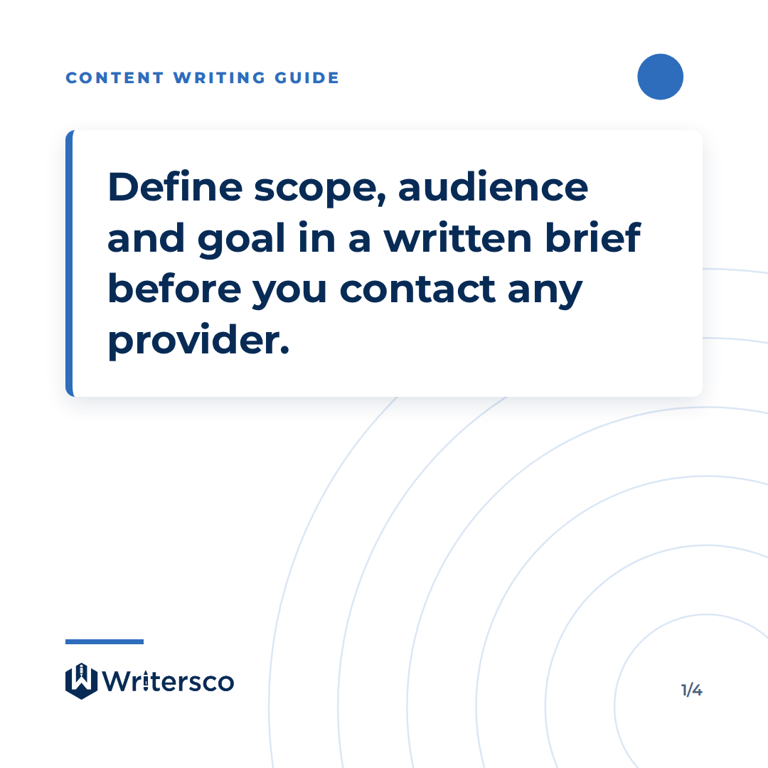 Key point from: Content Writing Services in Nigeria: How to Choose a Partner